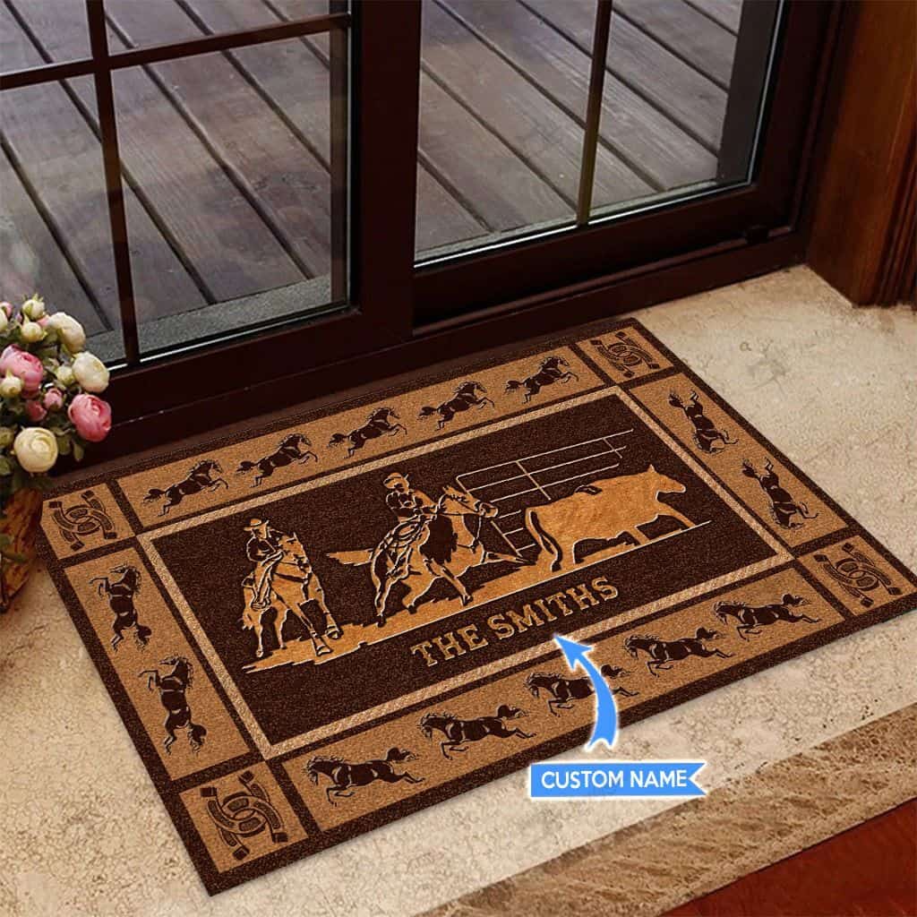 Ranch Sorting Personalized Custom Name Doormat Welcome Mat