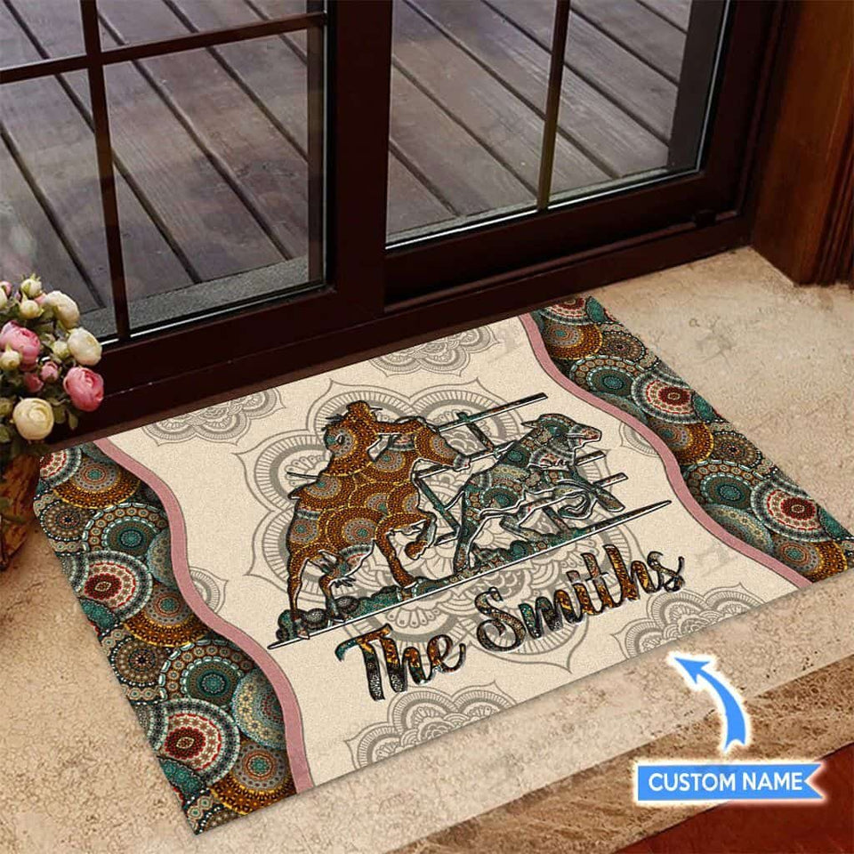 Ranch Sorting Personalized Custom Name Doormat Welcome Mat