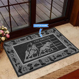 Ranch Sortingblack Version Personalized Custom Name Doormat Welcome Mat
