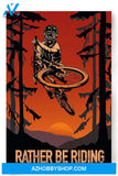 Rather Be Riding Cycling Wall Art Gift For Cyclist Bikeshop Racer Poster