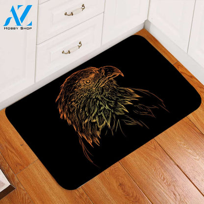Raw Crow Black Door Mat