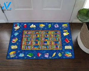 Reading Book Doormat Floor Rug Housewarming Gift Home Living Home Decor Funny Doormat Gift Idea
