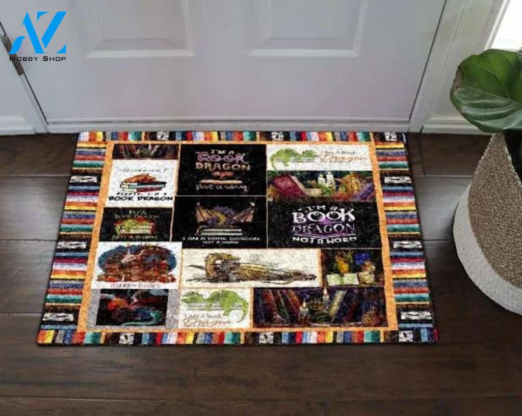 Reading Book I'm Reading Doormat Welcome Mat Housewarming Gift Home Decor Funny Doormat Gift For Book Lovers