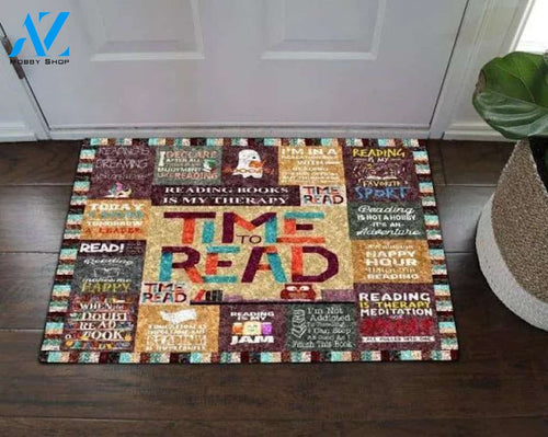 Reading Home Decor Doormat Warm House Gift Welcome Mat Gift for Friend Family