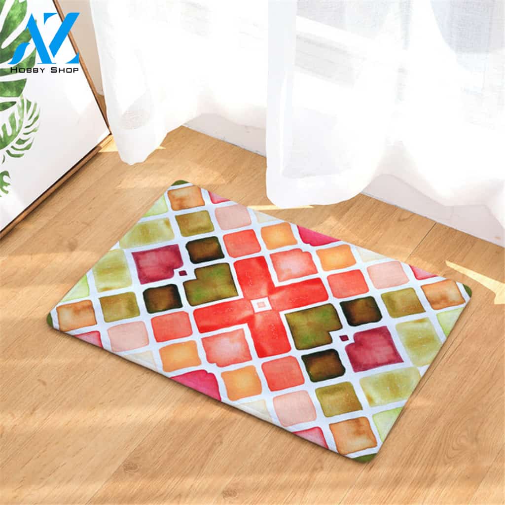 Reddish Title Door Mat