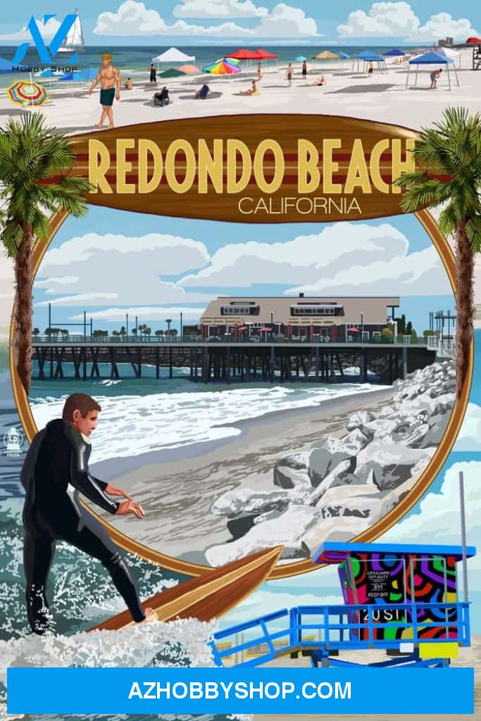 Redondo Beach California Montage Scenes