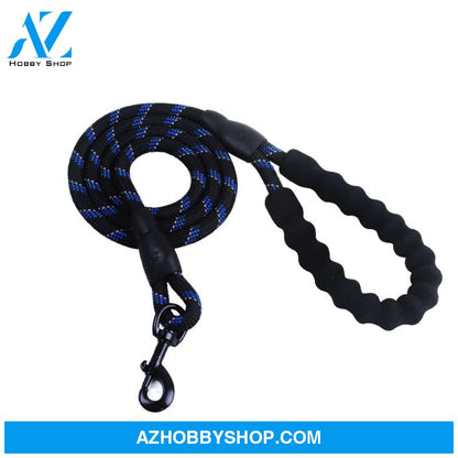 Reflective Dog Leash Nylon Pet Rope For Small Medium Large Dogs Walking Training Suppiles Black