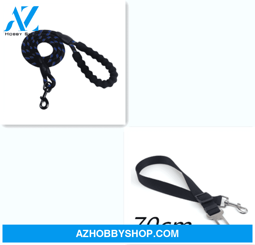 Reflective Dog Leash Nylon Pet Rope For Small Medium Large Dogs Walking Training Suppiles Blackset
