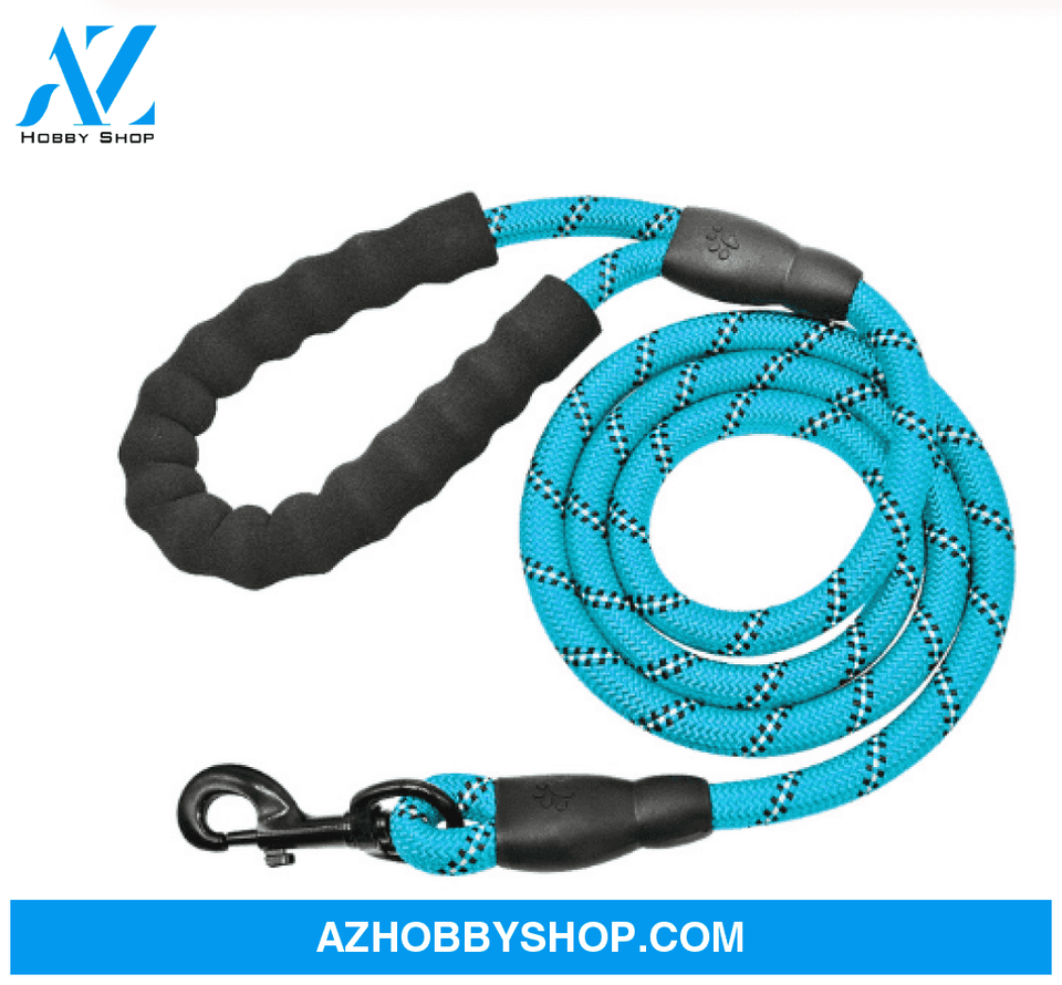 Reflective Dog Leash Nylon Pet Rope For Small Medium Large Dogs Walking Training Suppiles Blue