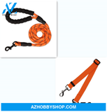 Reflective Dog Leash Nylon Pet Rope For Small Medium Large Dogs Walking Training Suppiles Orangeset