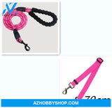 Reflective Dog Leash Nylon Pet Rope For Small Medium Large Dogs Walking Training Suppiles Pinkset