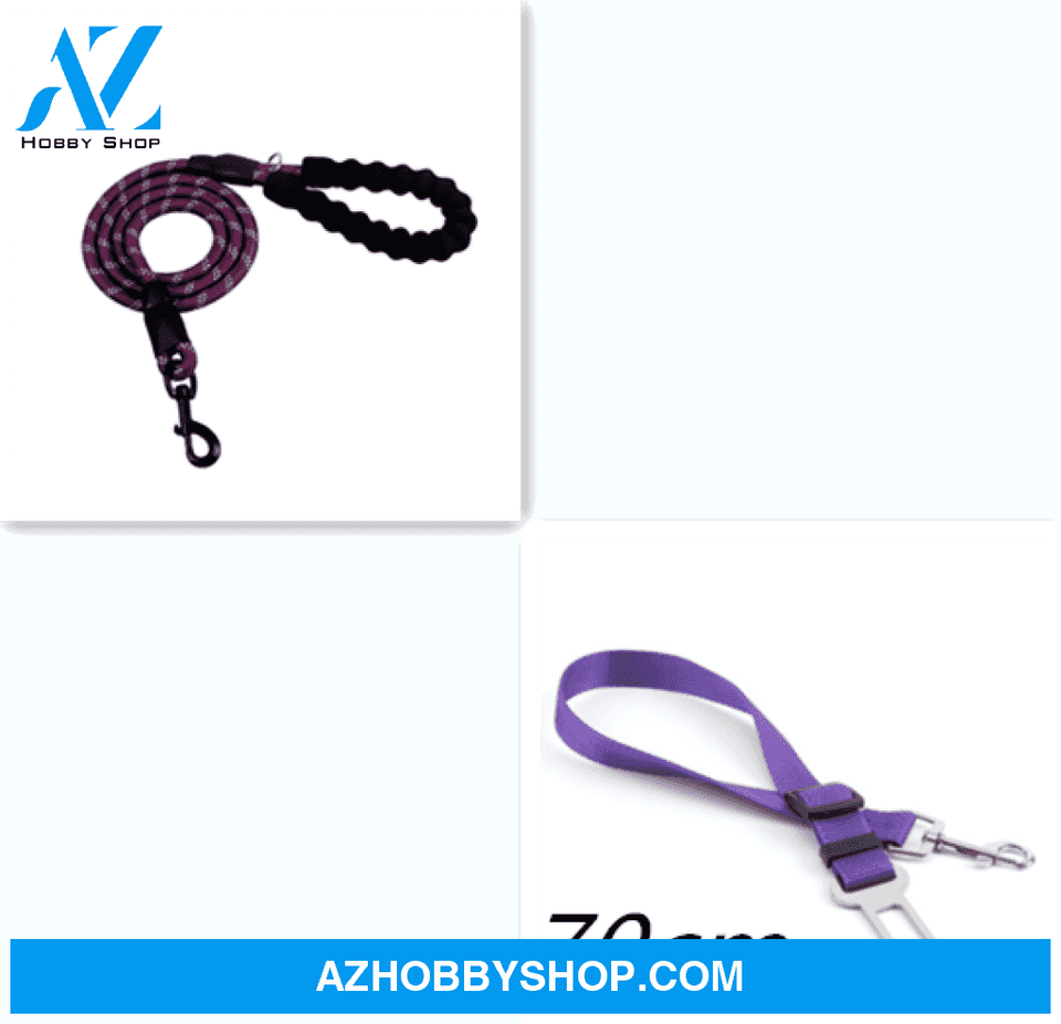 Reflective Dog Leash Nylon Pet Rope For Small Medium Large Dogs Walking Training Suppiles Purpleset