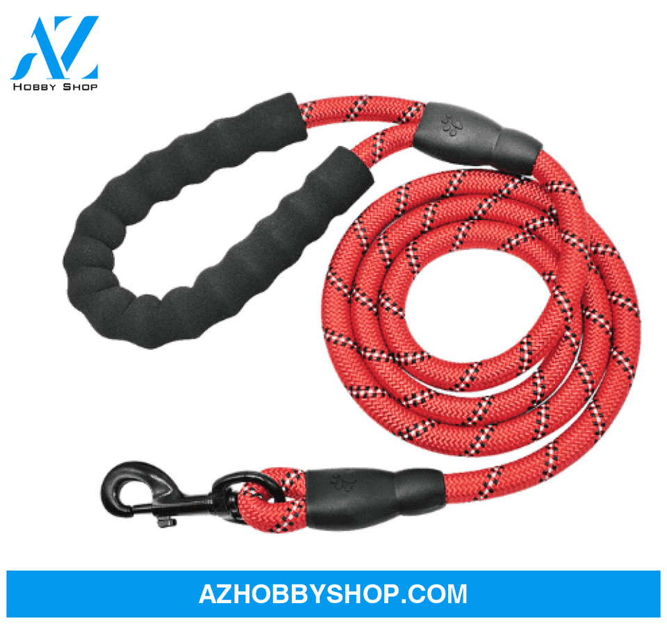 Reflective Dog Leash Nylon Pet Rope For Small Medium Large Dogs Walking Training Suppiles Red
