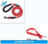 Reflective Dog Leash Nylon Pet Rope For Small Medium Large Dogs Walking Training Suppiles Redset