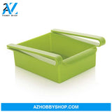 Refrigerator Storage Basket Stretchable Multifunction Kitchen Box Green1