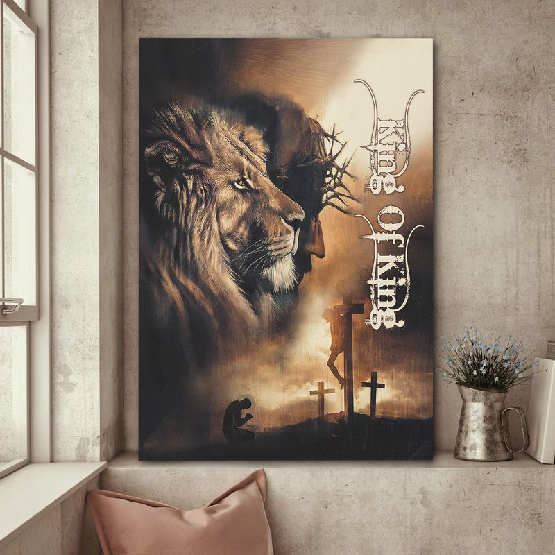 King of King Lion of Judah Jesus - Matte Canvas