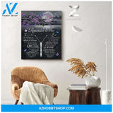 Zalooo Remember Me Butterfly Canvas Wall Art Decor