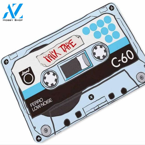 Retro Audio Cassette Tape Doormat