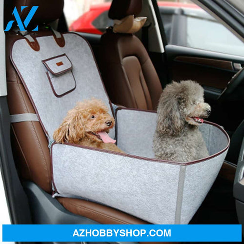 Retro Dual-Purpose Pet Car Mat Front Seat Cushion