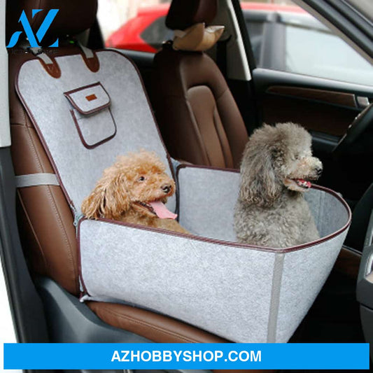 Retro Dual-Purpose Pet Car Mat Front Seat Cushion
