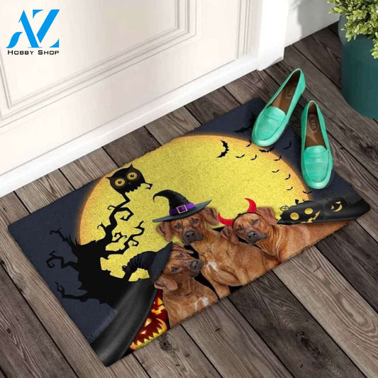 Rhodesian Ridgeback Trick Or Treat CL09100166MDD Doormat