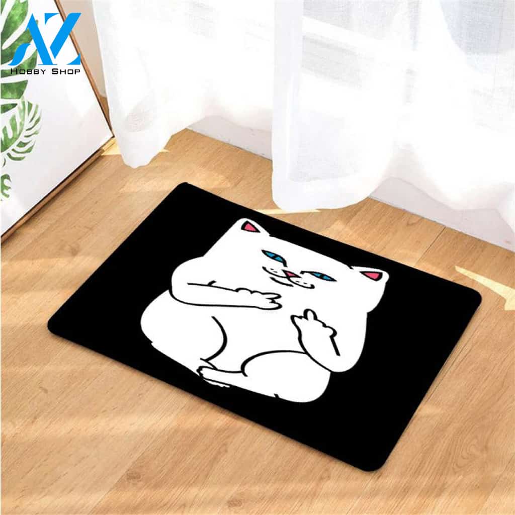 ripndip cat get mad doormats