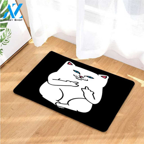 ripndip cat get mad doormats