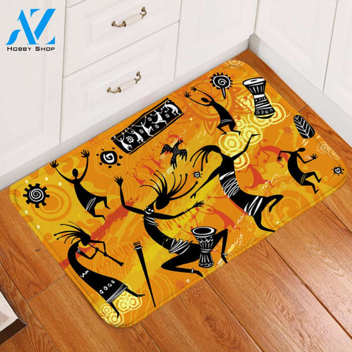 Ritual Dances Sunset Door Mat