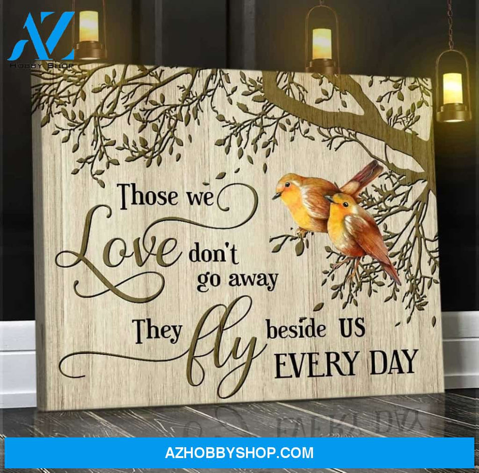 Robin Bird Those We Love Canvas Wall Art Unique Gifts