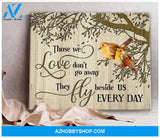Robin Bird Those We Love Canvas Wall Art Unique Gifts