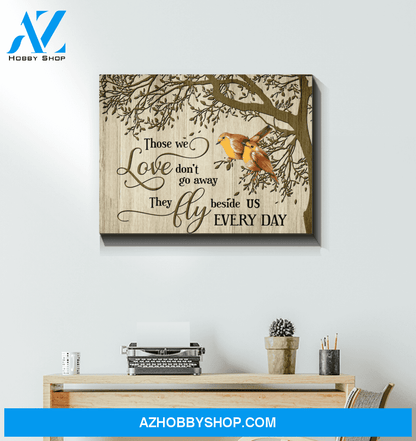 Robin Bird Those We Love Canvas Wall Art Unique Gifts