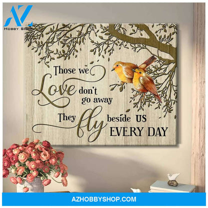 Robin Bird Those We Love Canvas Wall Art Unique Gifts