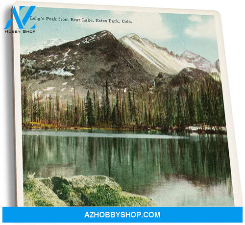 Rocky Mountain National Park Bear Lake View Of Long'S Peak Estes Park Vintage Poster