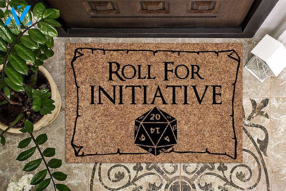 Roll For Initiative D&D Doormat | Welcome Mat | House Warming Gift