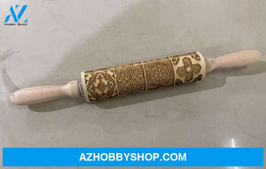 Rolling Pin Christmas Embossing 12Style35Cm