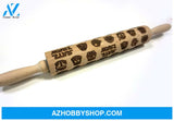 Rolling Pin Christmas Embossing 2Style43Cm