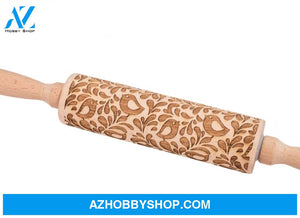 Rolling Pin Christmas Embossing 3Style43Cm