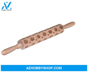 Rolling Pin Christmas Embossing 6Style43Cm