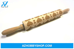 Rolling Pin Christmas Embossing 7Style43Cm