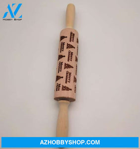 Rolling Pin Christmas Embossing Merrychristmas35Cm