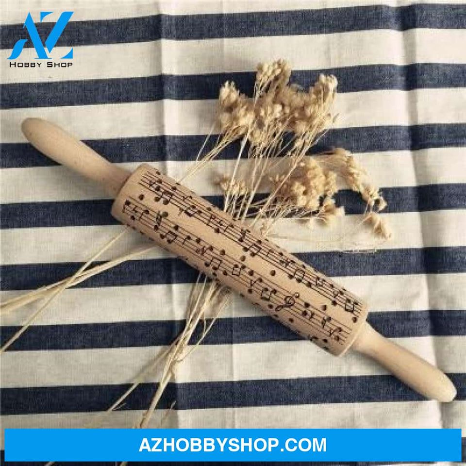 Rolling Pin Christmas Embossing Music39Cm