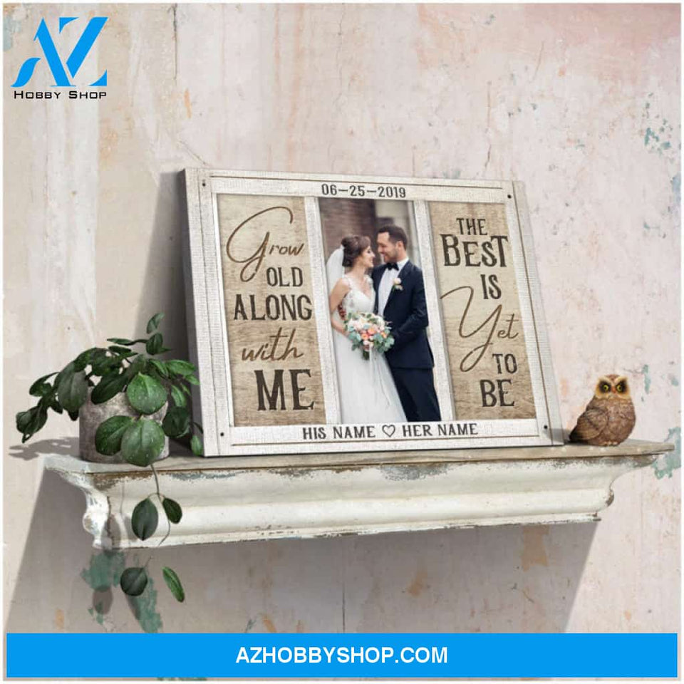 Romantic Gift For Wife On Wedding Anniversary Personalized Photo Gifts Canvas Print
