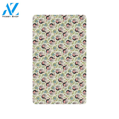 Rooster Print Design Rubber Doormat