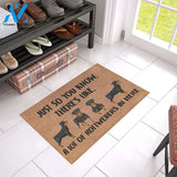 Rottweiler A Lot Here doormat | Welcome Mat | House Warming Gift