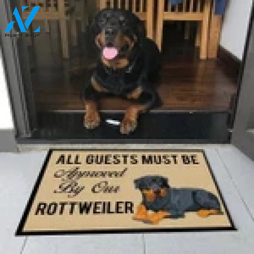 Rottweiler Approveby Our Rottweiler Doormat