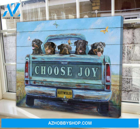 Rottweiler Canvas - Hanging Art For Living Room