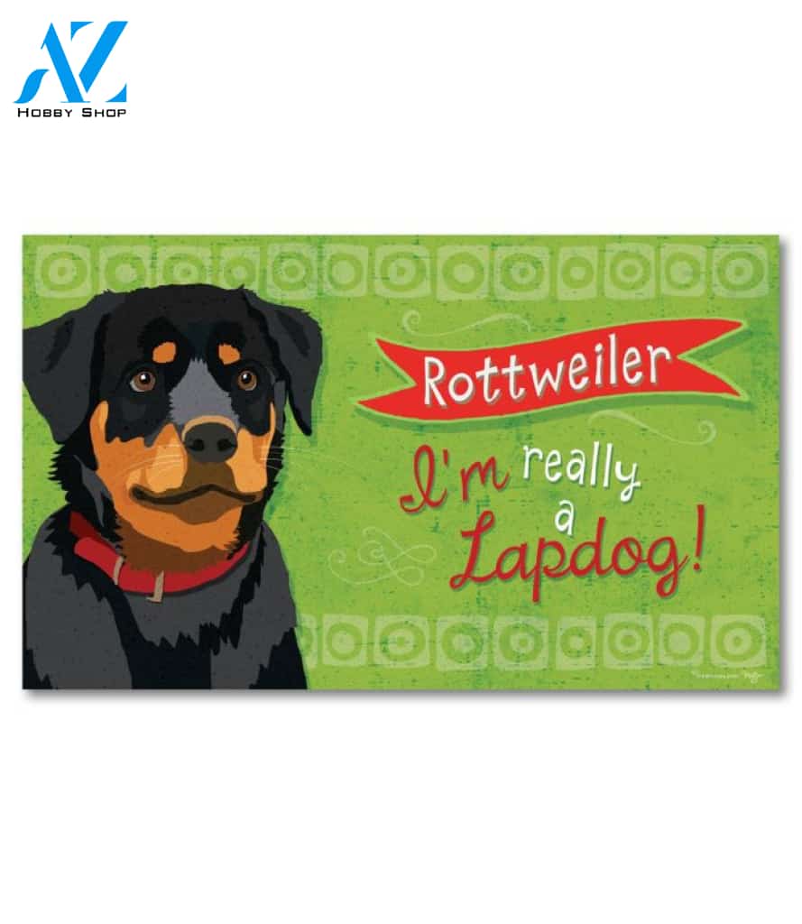 Rottweiler Doormat - 18" x 30"