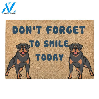 Rottweiler Doormat - Welcome Mat - Home Decor