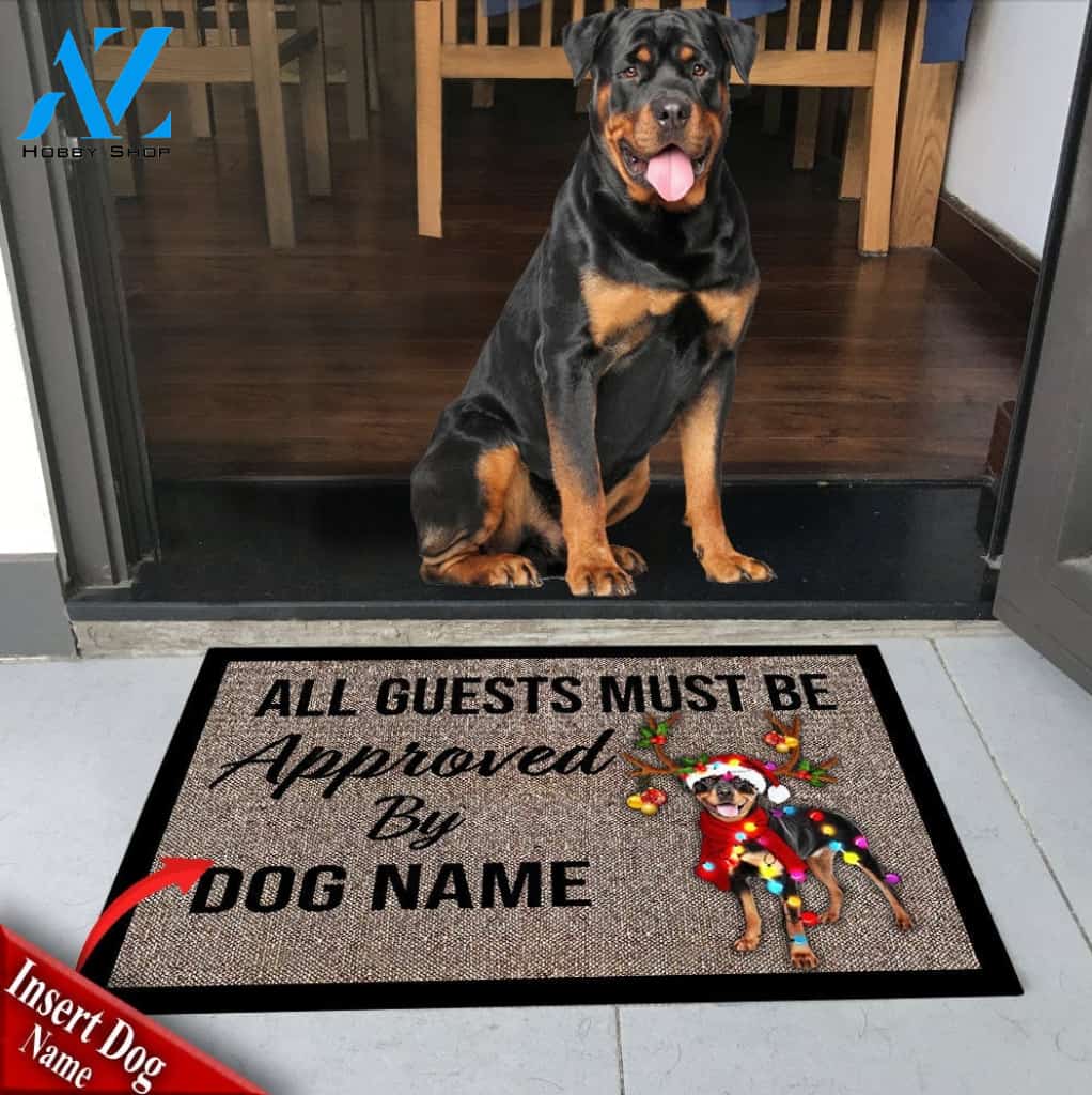 Rottweiler Ds76 DoorMat All Over Printed(6888)