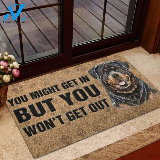 Rottweiler Doormat, Funny Rottweiler Doormat, Dog Doormat, Funny Doormat, Welcome Mat, Pet Door Mats